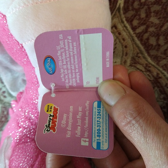 Disney Sofia the First Sven Pink Seahorse Plush Soft Stuffed toy - Picture 10 of 15